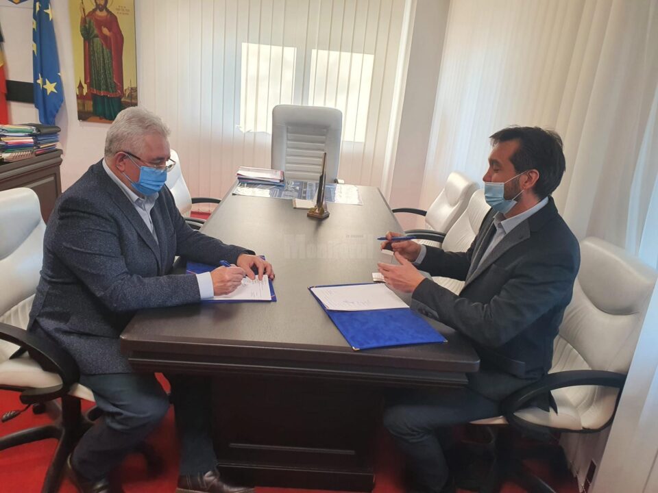Semnarea contractului pentru realizarea documentației tehnico-economice pentru proiectul Zona agrement Parc Șipote