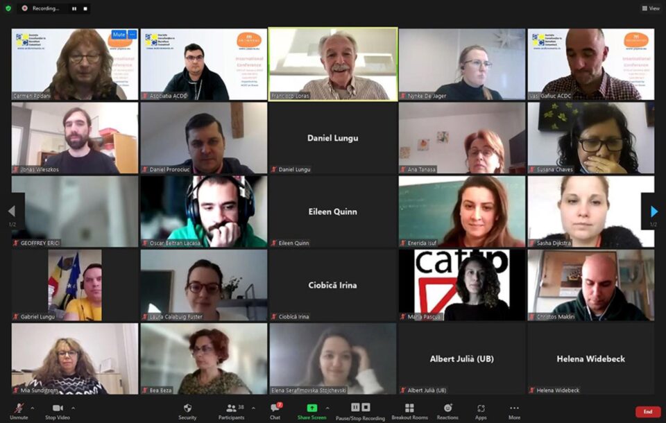 Seminar online în cadrul proiectului Erasmus „Tineri cu valori”