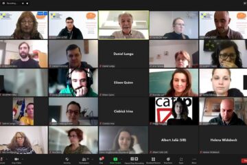 Seminar online în cadrul proiectului Erasmus „Tineri cu valori”