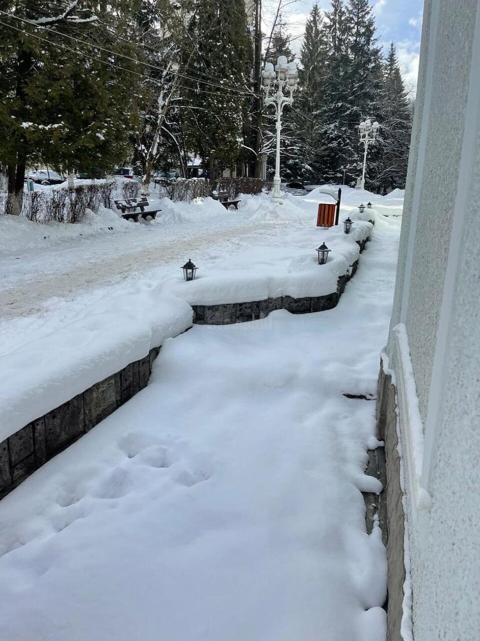 Iarna cu cele mai bogate precipitații pentru stațiunea Vatra Dornei