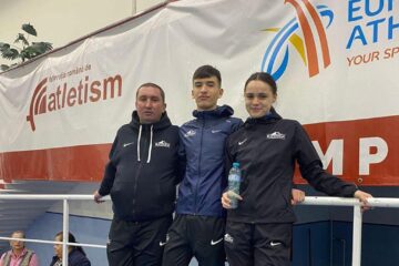 Claudia Costiuc, alături de Cristian și Alexandru Prâsneac