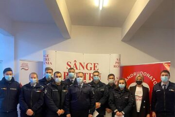 Jandarmi suceveni au donat sânge