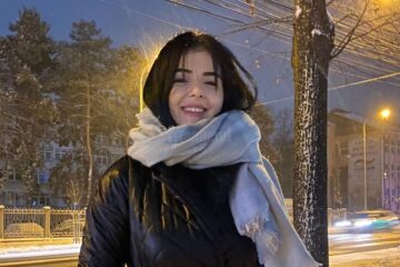 Andreea Horga, tânăra de 21 de ani din Berchișești, care și-a pierdut viața marți la amiază în accidentul de la Liteni - Moara