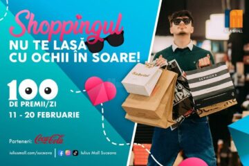 Iulius Mall Suceava oferă premii la cumpărături, în cadrul campaniei „Shoppingul nu te lasă cu ochii în soare”