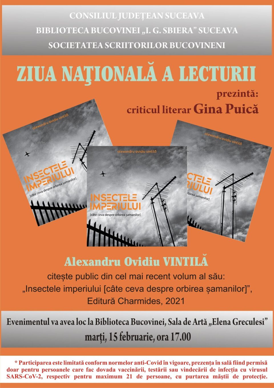 Ziua națională al lecturii va fi marcată marți la Biblioteca Bucovinei „I. G. Sbiera”
