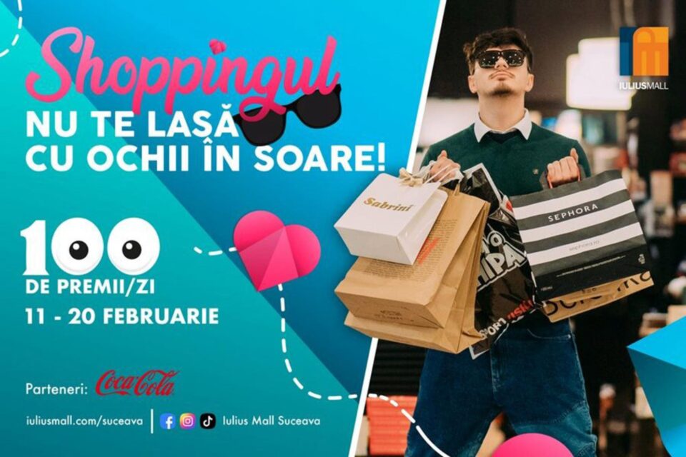 Iulius Mall Suceava oferă premii la cumpărături, în cadrul campaniei „Shoppingul nu te lasă cu ochii în soare” Iulius Mall Suceava oferă premii la cumpărături, în cadrul campaniei „Shoppingul nu te lasă cu ochii în soare”