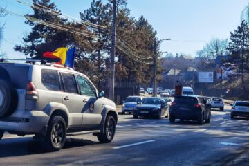 Convoiul libertății, varianta românească, a ajuns luni și la Suceava