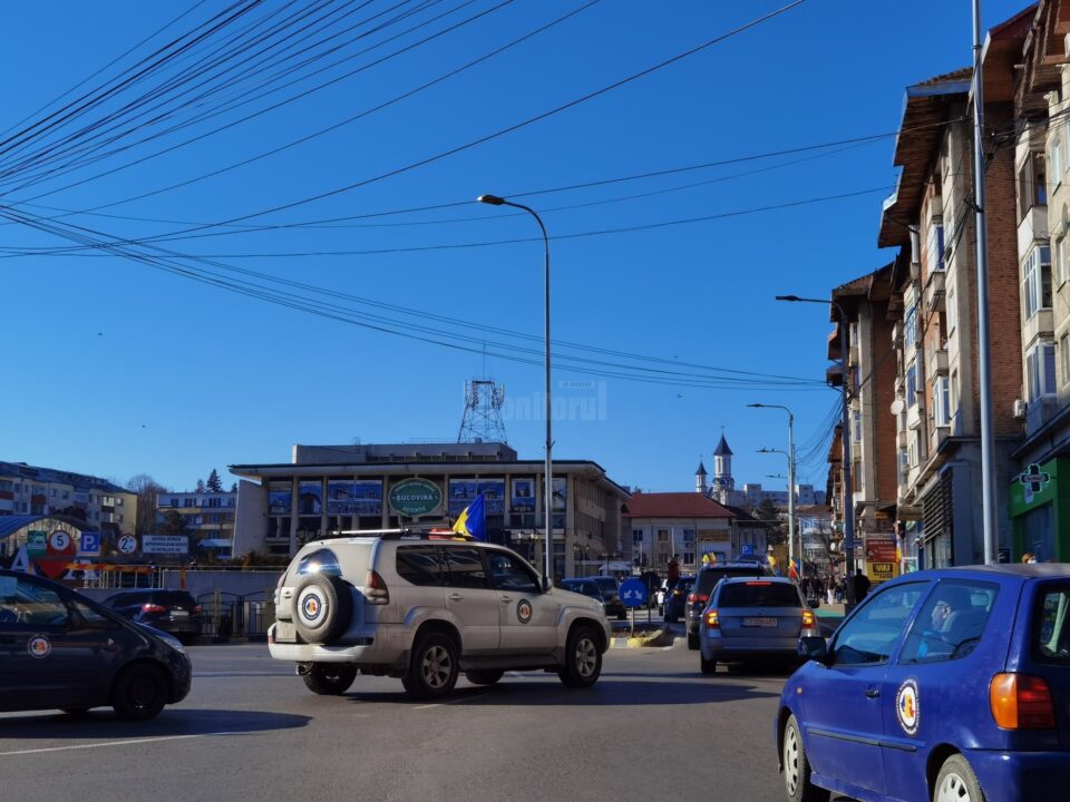 Convoiul libertății, varianta românească, a ajuns luni și la Suceava