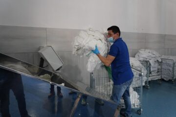 Aici se pot spăla 360 de tone de textile pe lună