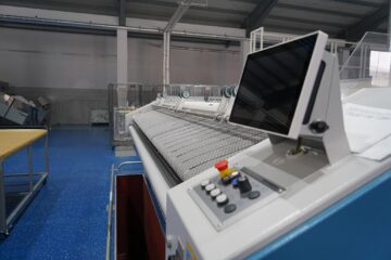 Aici se pot spăla 360 de tone de textile pe lună