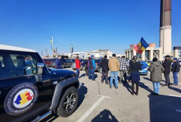 "Convoiul libertății", varianta românească, a ajuns luni și la Suceava