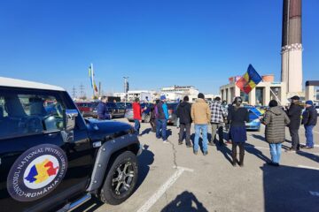 "Convoiul libertății", varianta românească, a ajuns luni și la Suceava