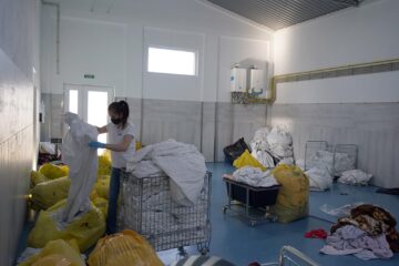 Aici se pot spăla 360 de tone de textile pe lună