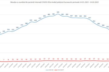 Situația cu numărul de pacienți internați