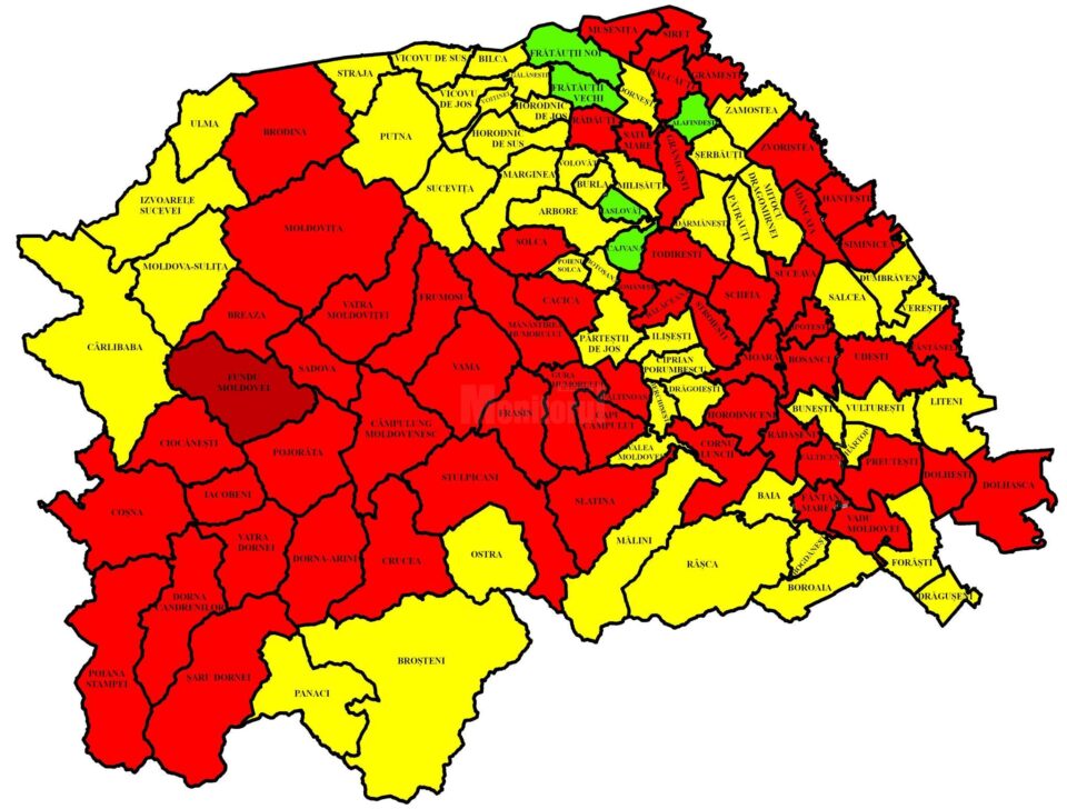 Incidența cazurilor