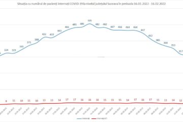 Situația cu numărul de pacienți internați