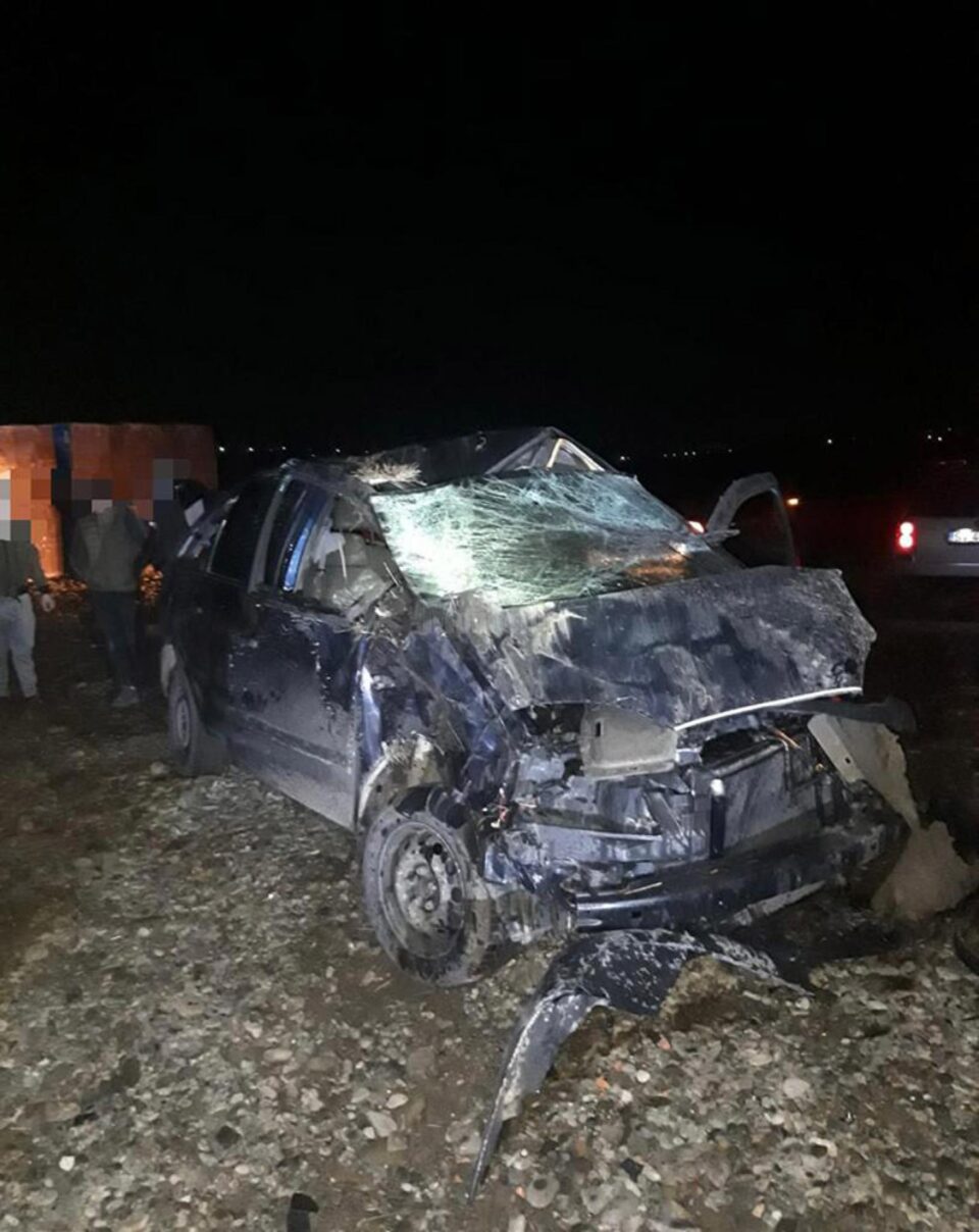 Accidentul s-a produs marți seară, în jurul orei 20.00, pe DN 2K, între Arbore și Iaslovăț