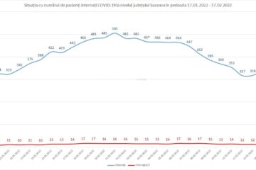 Situația cu numărul de pacienți internați