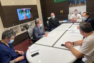 Vizita de lucru la spital a prefectului de Suceava