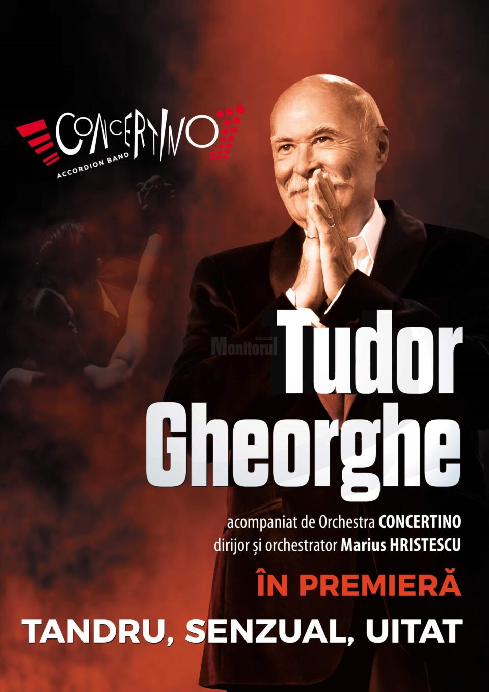 Maestrul Tudor Gheorghe aduce la Suceava spectacolul „Tandru, senzual, uitat"