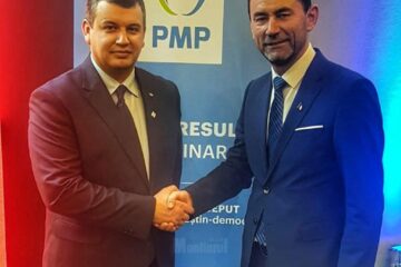 Marian Andronache și noul lider al PMP, Eugen Tomac