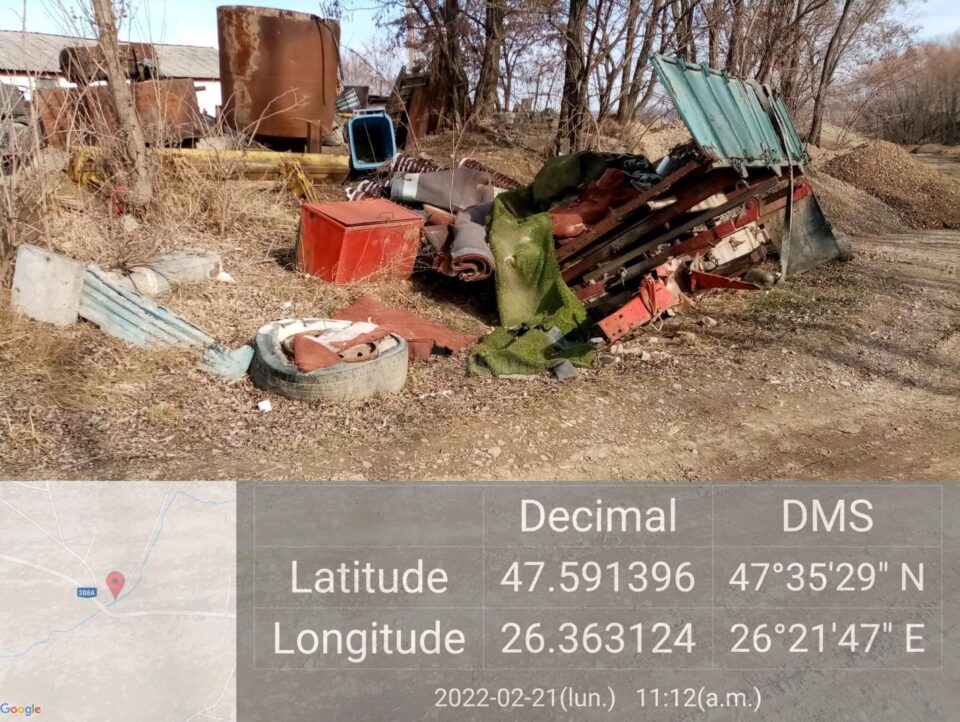 Depozit de deșeuri la Udești, sancționat de comisarii de mediu