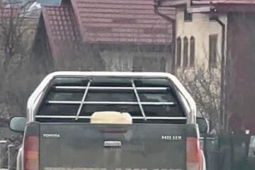 Mașina condusă de cel care l-a amenințat pe activist