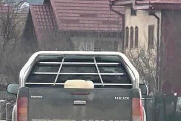 Mașina condusă de cel care l-a amenințat pe activist