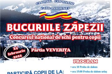 Concursul Național de Schi pentru copii „Bucuriile Zăpezii”