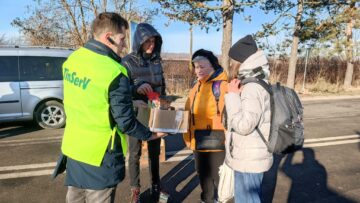 Refugiati la frontiera cu Ucraina
