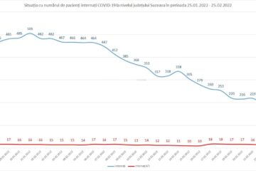 Vineri dimineață în spitalele din județ erau internați 140 de pacienți cu Covid