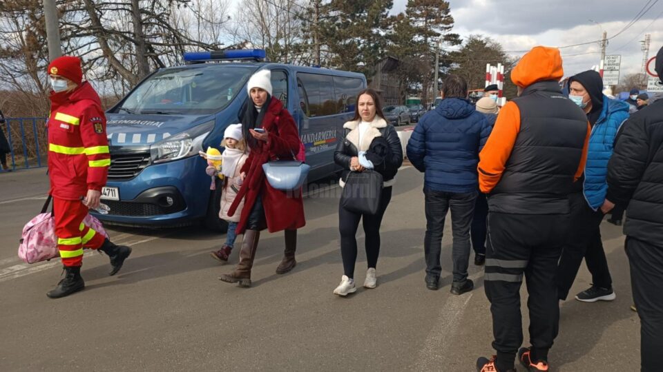 Zeci de refugiați ucraineni iau drumul occidentului