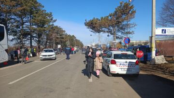 Fugari din calea războiului