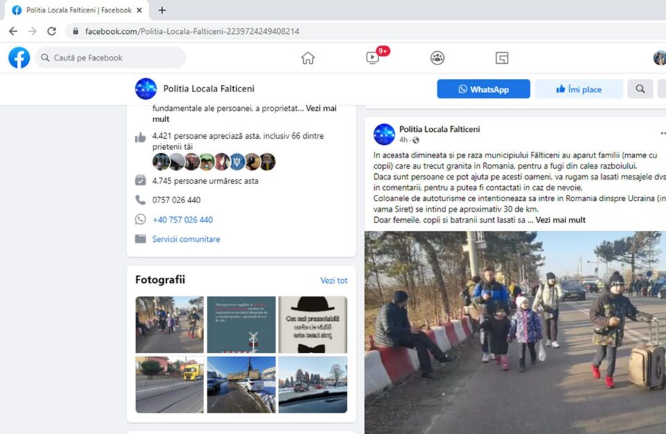 Fălticenenii se mobilizează pe Facebook, pentru a-i ajuta pe refugiații din Ucraina