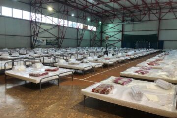 Paturi în sala de sport Rădăuți