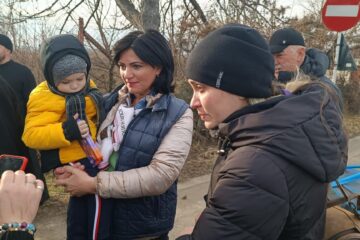 Consilierul județean Larisa Blanari a rămas impresionată de drama refugiaților