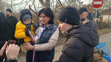 Consilierul județean Larisa Blanari a rămas impresionată de drama refugiaților