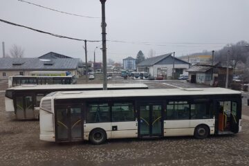 Nouă autobuze de la TPL, puse să transporte refugiații de la Vama Siret la Aeroportul Suceava