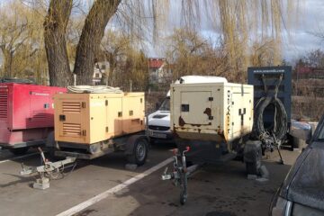 5 generatoare de curent electric trimise de Primăria Timișoara la Suceava au fost trimise luni seara către Cernăuți
