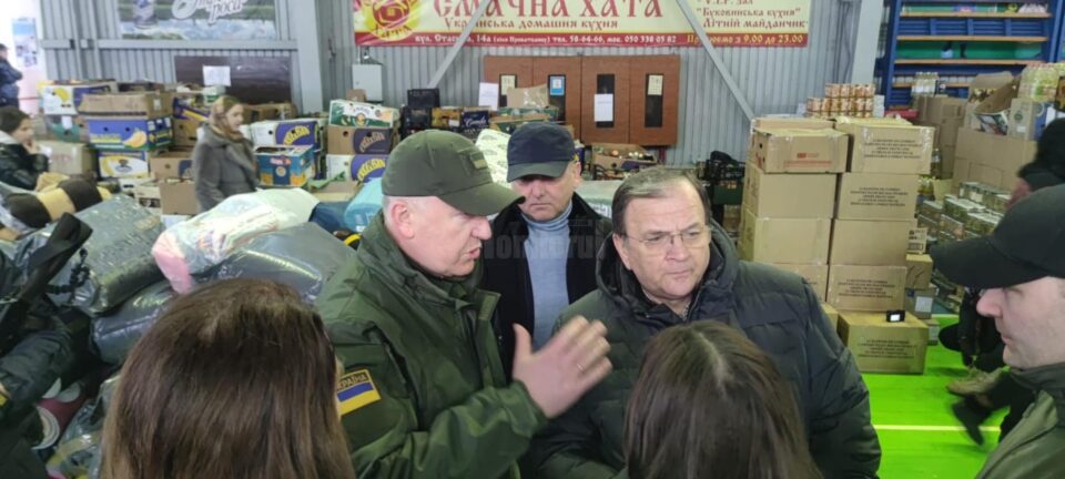Gheorghe Flutur se află la Cernăuți pentru a vedea care sunt nevoile de ajutoare pentru această regiune