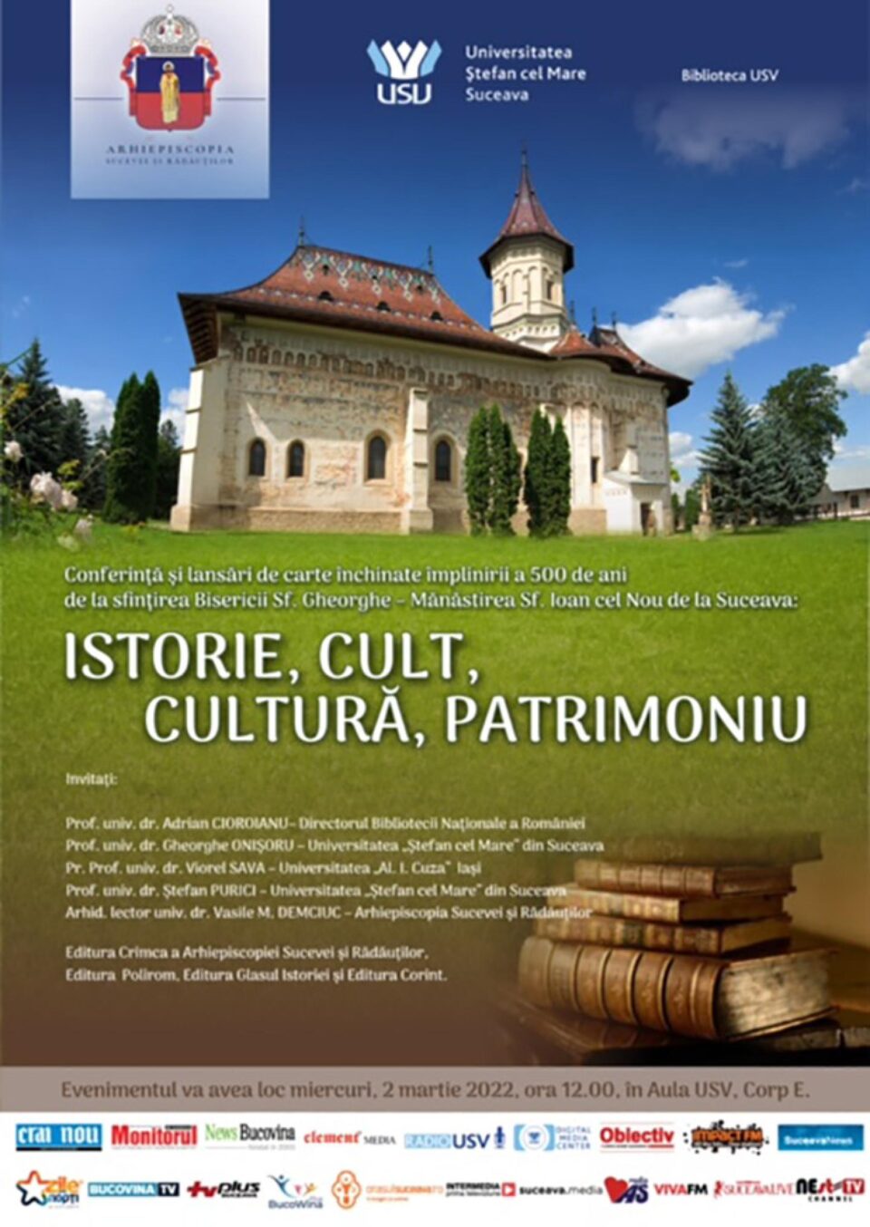 Conferință de comemorare istorică a unor monumente de patrimoniu religios al Bucovinei