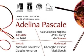 Întâlnire cu poeta Adelina Pascale, vineri, în Aula Colegiului „Petru Rareș”
