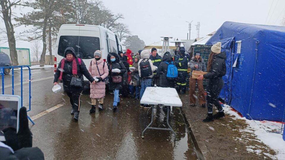 Refugiați în Vama Siret