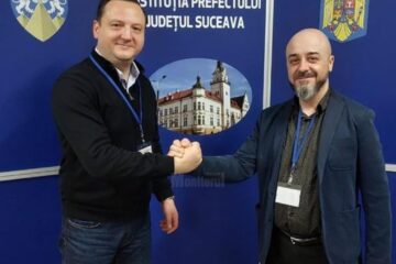 Prefectul de Suceava și noul director al Direcției pentru Cultură