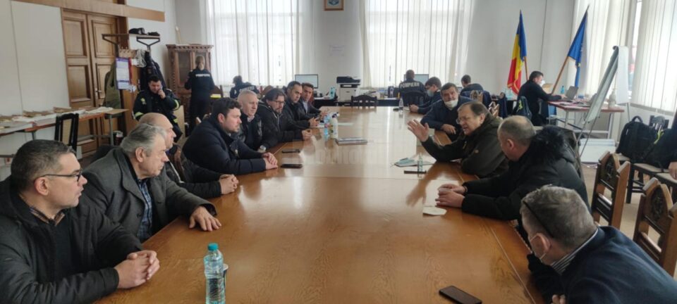 Presedintele CJ Suceava s-a intalnit cu primarii localitatilor aflate la frontiera cu Ucraina