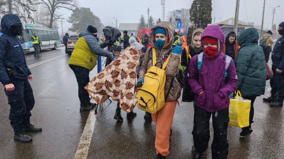 Refugiati din Ucraina, in PTF Siret