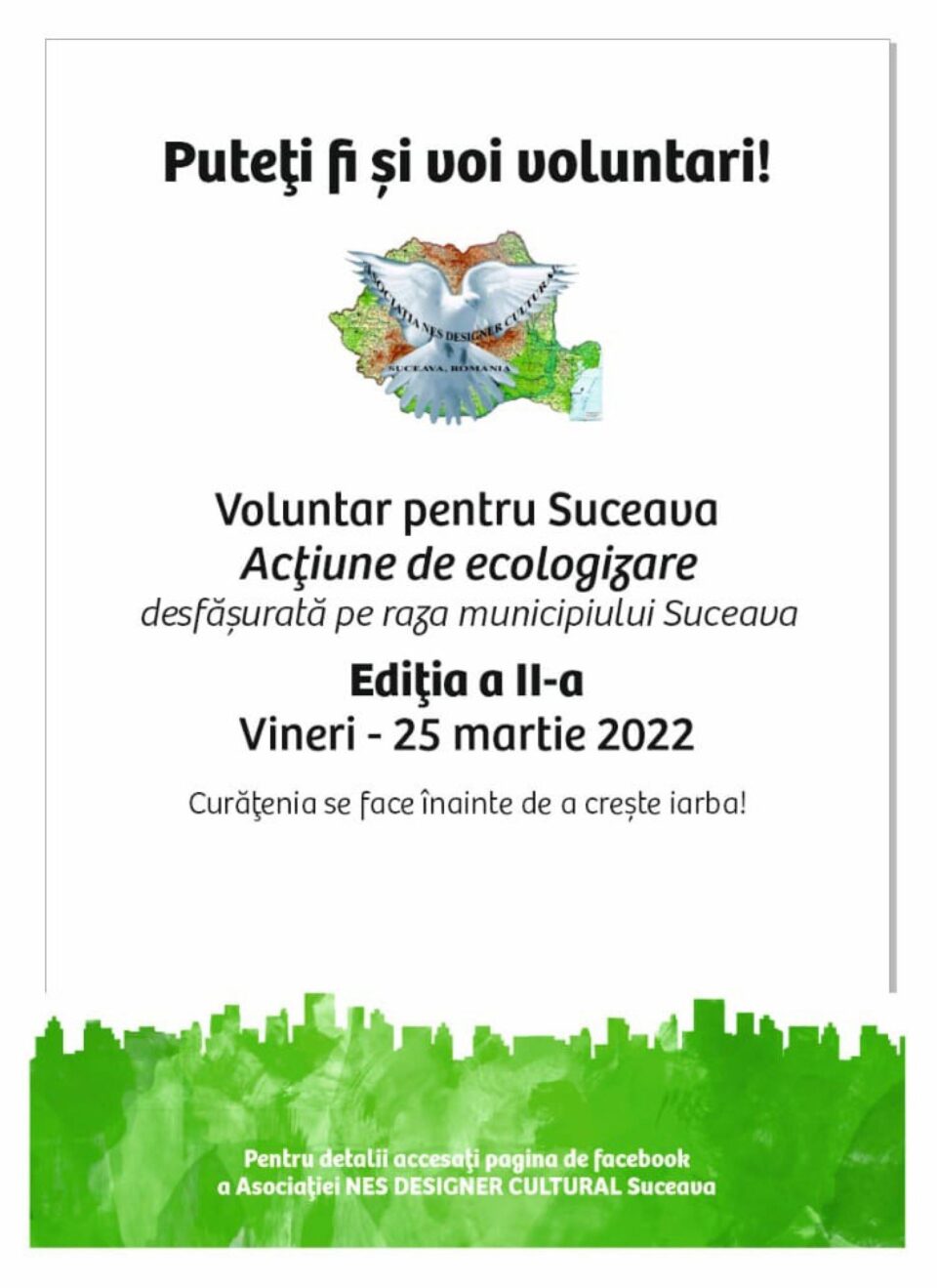 Campania „Voluntar pentru Suceava. Acțiune de Ecologizare!”, partea a II-a