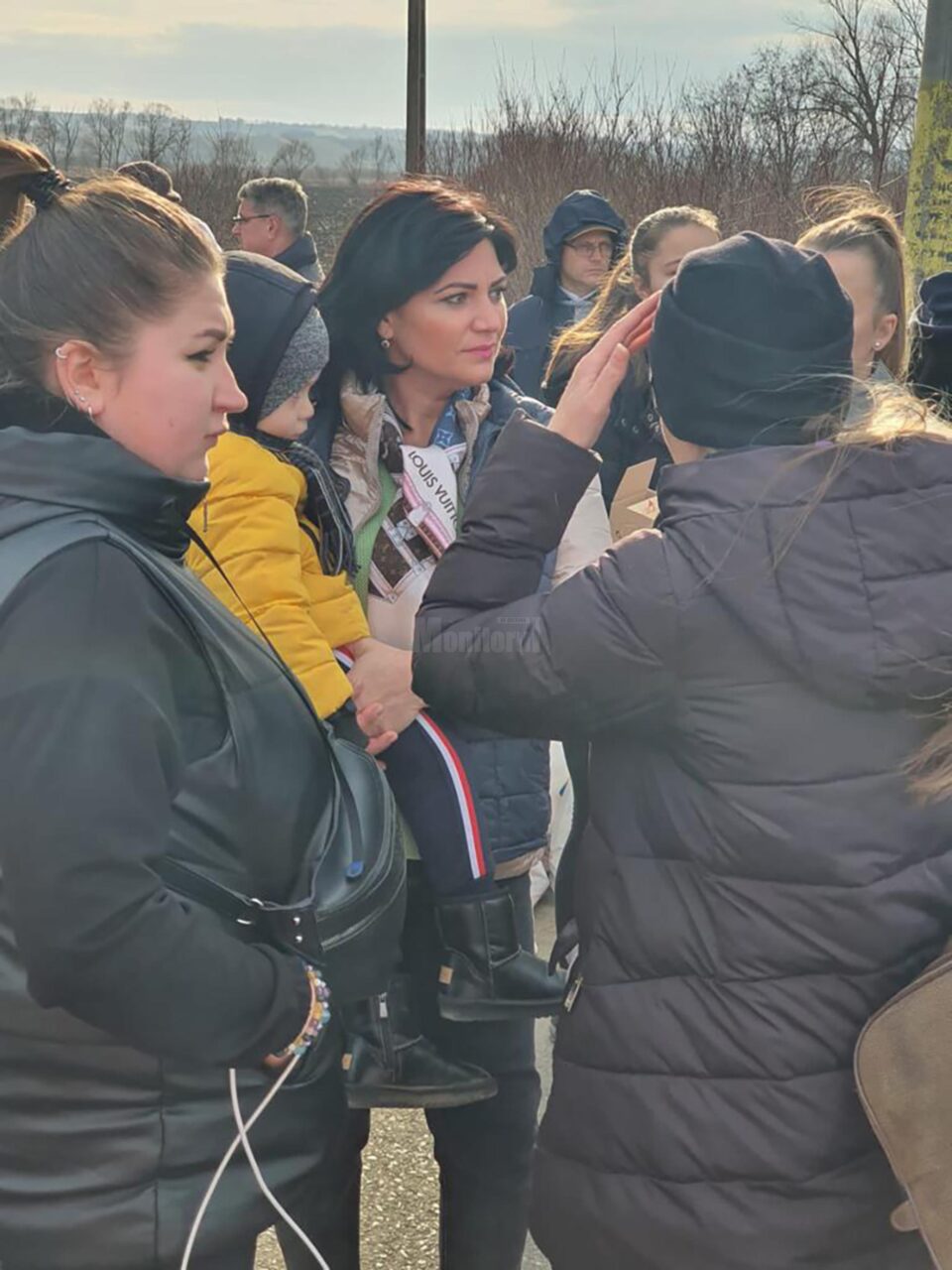 Larisa Blanari printre refugiați