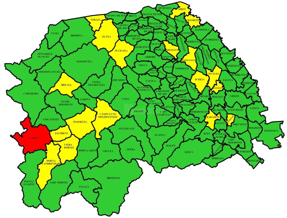 Incidența cazurilor