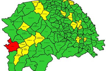 Harta incidenței Covid în județ